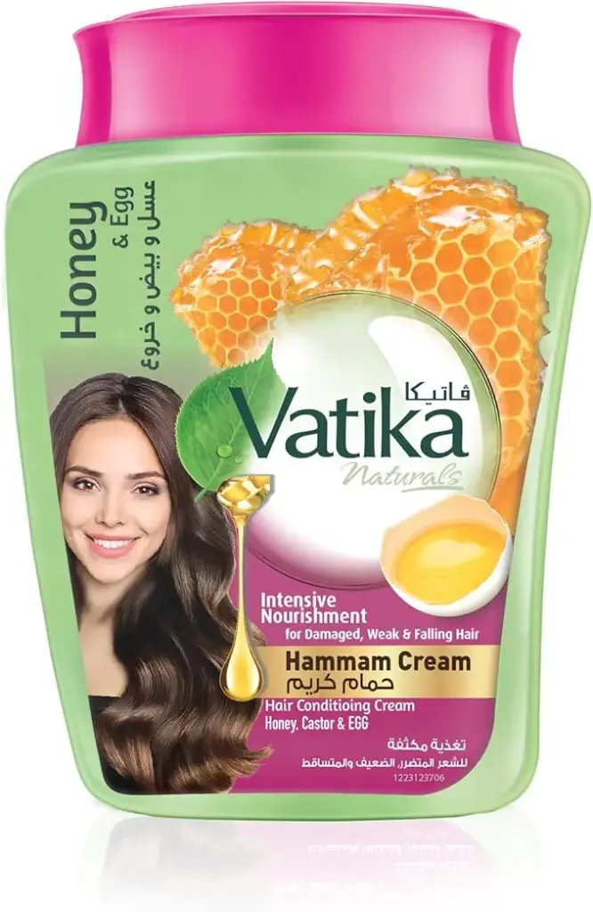 Vatika Naturals Intensive Nourishment Cream Extracts of Egg and Honey (225g)