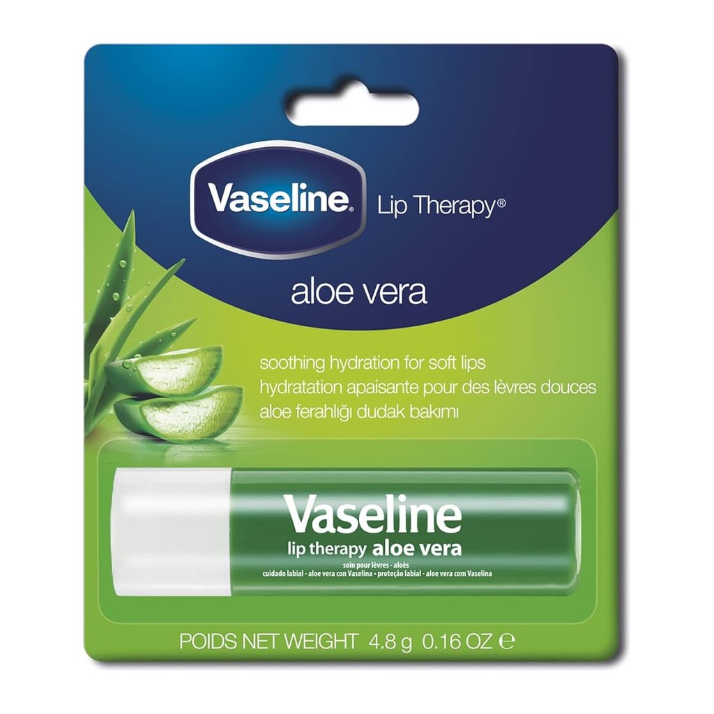 Vaseline Lip Therapy Aloe Vera, 4.8 gm