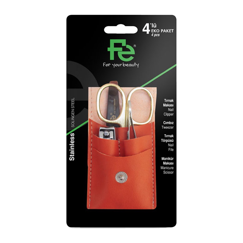 اف اى عرض 4ق مقص+مبرد+قصافه+ملقاط 