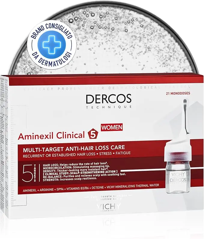 Vichy Dercos Aminexil Anti-Hair Loss Women Ampoules 21*6 mL