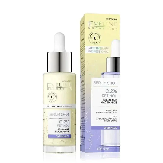 Eveline Serum Shot 0.2% Retinol Squalane Niacinamide 30 ml