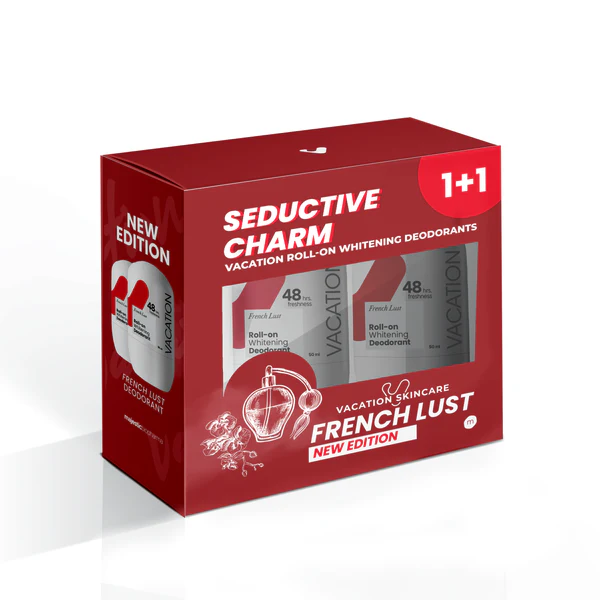 Vacation French Lust Whitening Deodorant 50 ml 1+1