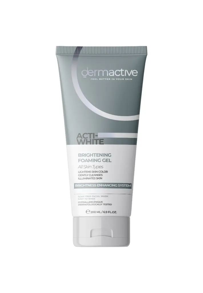 Dermactive ACTI-WHITE BRIGHTENING FOAMING GEL - 200ML