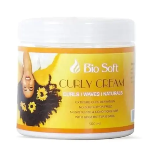 [koz276] Bio Soft Curly Cream for Curls, Natural Hair & Waves - 500ml