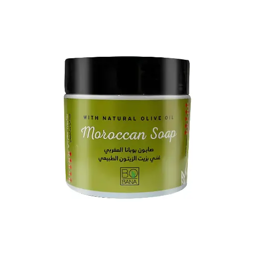 [koz283] Bobana Moroccan Soap With Natural olive Oil - 500gm