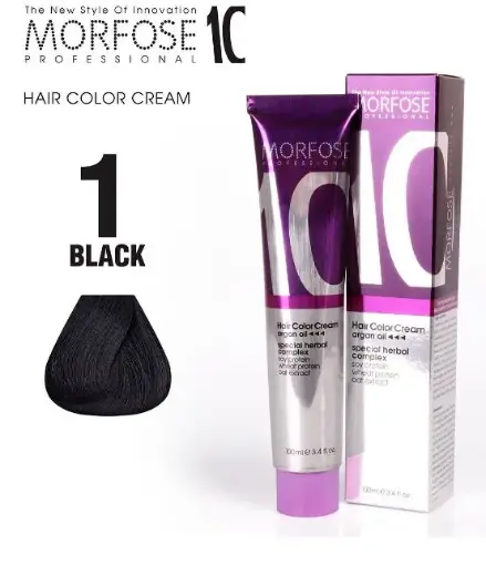 [koz657] Morfose 10 Hair Dye 1 Black 100 ml