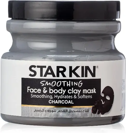 [koz874] Starkin Face and Body Charcoal Clay Mask 300g