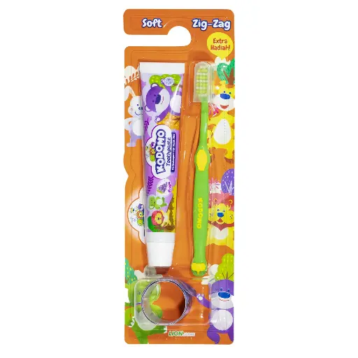 [koz1066] Kodomo Tooth Brush and Tooth Paste for Kids 45gm