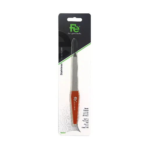 [koz1133] Fe Nail File Fine-Coarse Sides Sapphire Plated Double Sided