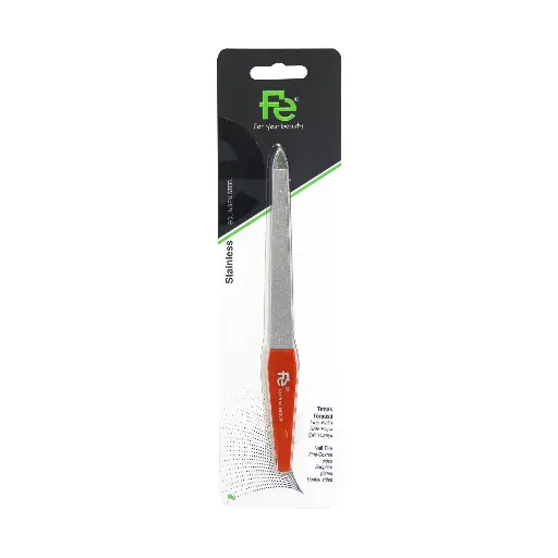 [koz1134] Fe Nail File Fine-Coarse Sides Sapphire Plated Double Sided