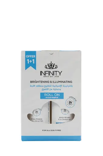 [koz1353] Infinity Deodorant Roll On Illuminating Ocean Breeze - 80ml 1+1