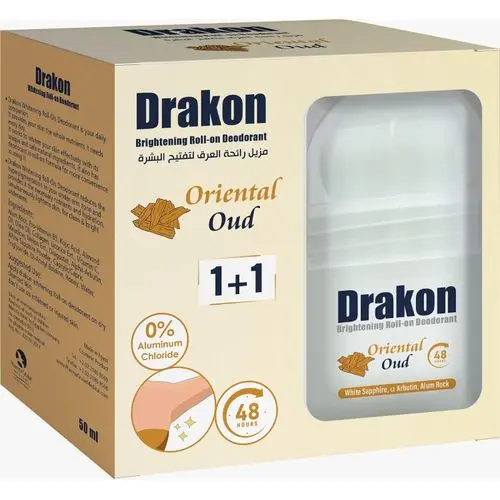 [koz1369] Drakon Oriental Oud Roll-On Deodorant - 50ml (1+1)