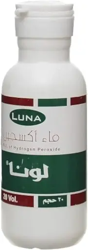 [koz1610] لونا ماء اكسجين 6 % 20 جم
