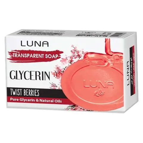 [koz1616] Luna Transparent Glycerin Soap with Twist Berries
