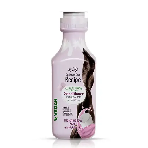 [koz1636] Eva Optimum Care Recipe Silk & Shine Blend Conditioner Marshmallow Scent 350 Ml