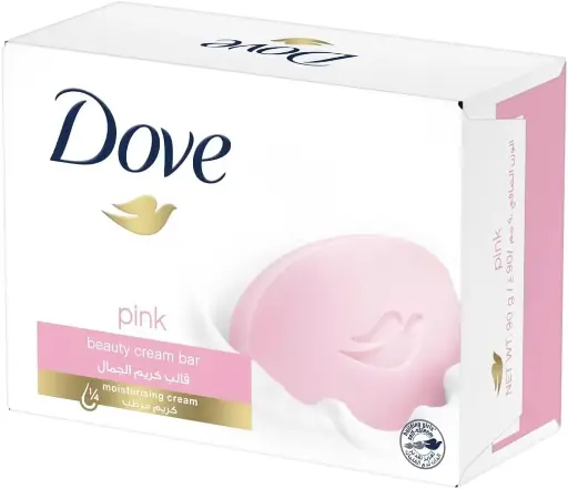 [koz1652] Dove Beauty Cream Bar Soap Pink Made with moisturizing cream 90G