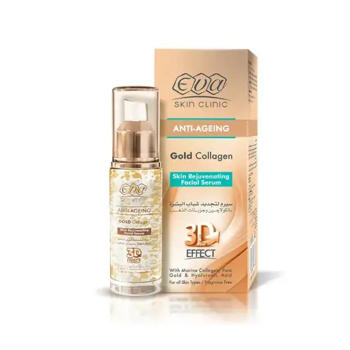 [koz1682] Eva Anti-Ageing Gold Collagen Skin Rejuvenating Facial Serum 30 ml