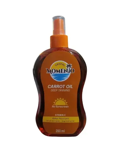 [koz1731] Momento Carrot Oil Deep Tanning Oil 250ml