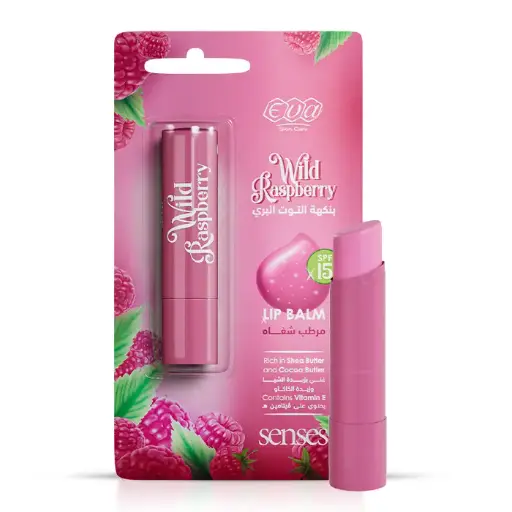 [koz2195] Eva Skin Care Senses Lip Balm - Wild Raspberry 4 gm
