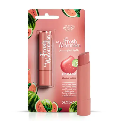 [koz2196] Eva skin care senses lip balm - fresh watermelon 4 gm