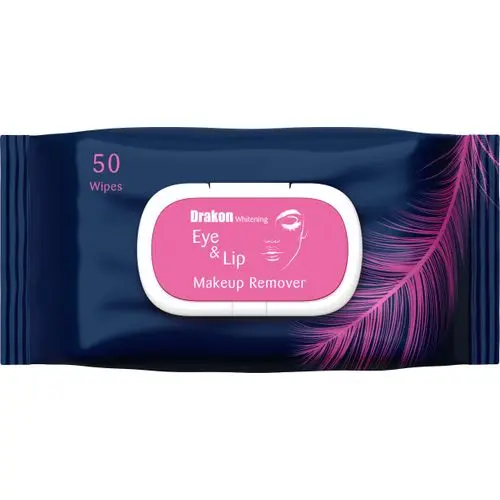 [koz2308] Drakon Waterproof Makeup Remover Wipes 50 Wipes