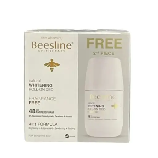 [koz2391] Beesline Whitening Roll-on Deodorant – Fragrance-Free 1+1