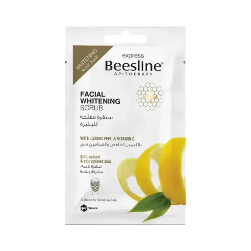 [koz2431] BEESLINE WHITENING Facial Scrub With Lemon Peel And Vitamin C
