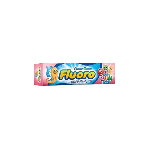 [koz2605] Eva Fluoro Bubble Gum Flavour Gel Toothpaste 60g
