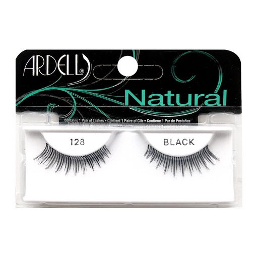[koz2614] Ardell Fashion Natural False Lashes - Black 128