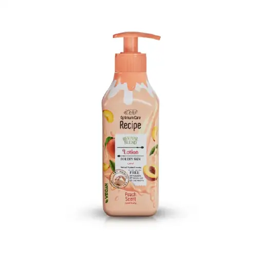 [koz2778] Eva Cosmetics Optimum Care Recipe Revival Blend Lotion for Dry Skin - Peach Scent 370 ml