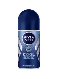 [koz2711] Nivea Men Cool Kick Deodorant Roll-on, Fresh Scent, 50ml
