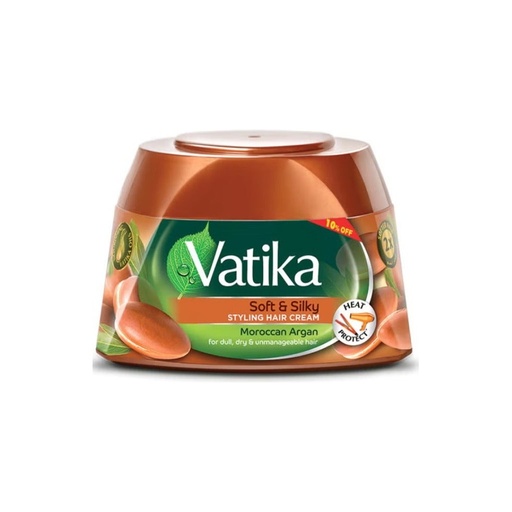 [koz2918] Vatika Natural Argan Styling Cream Nourishes & Protects 65ml
