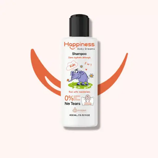 [koz3304] Happiness Kids Hair Shampoo 2in1 400 ml 