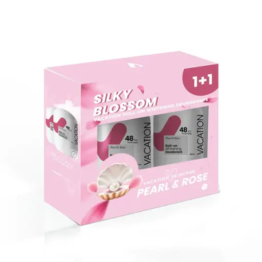[koz3527] Vacation Pearl & Rose Whitening Deodorant 50 ml 1+1