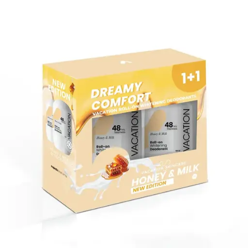 [koz3531] Vacation Honey & Milk Whitening Deodorant 50 ml 1+1