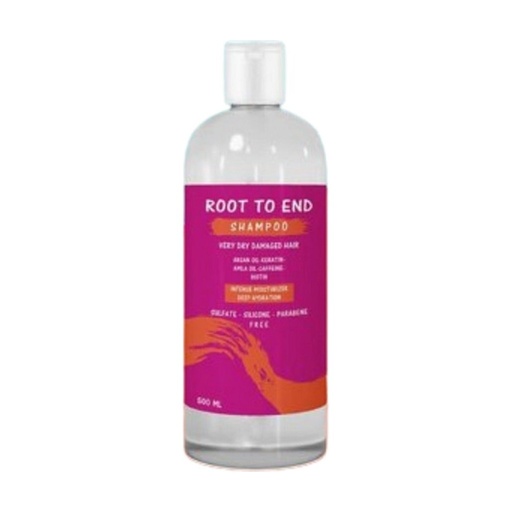 [koz3557] ROOT TO END Shampoo for Dry and Damaged Hair - 500ml