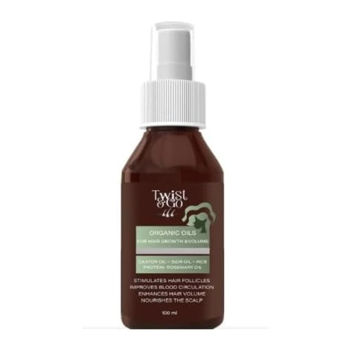 [koz3559] Twist and Go Organic Hair Growth and Density Oil, 100ml