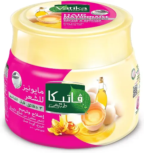 [koz3839] Vatika Naturals Hair Mayonnaise for Repair and Restoration 500ml